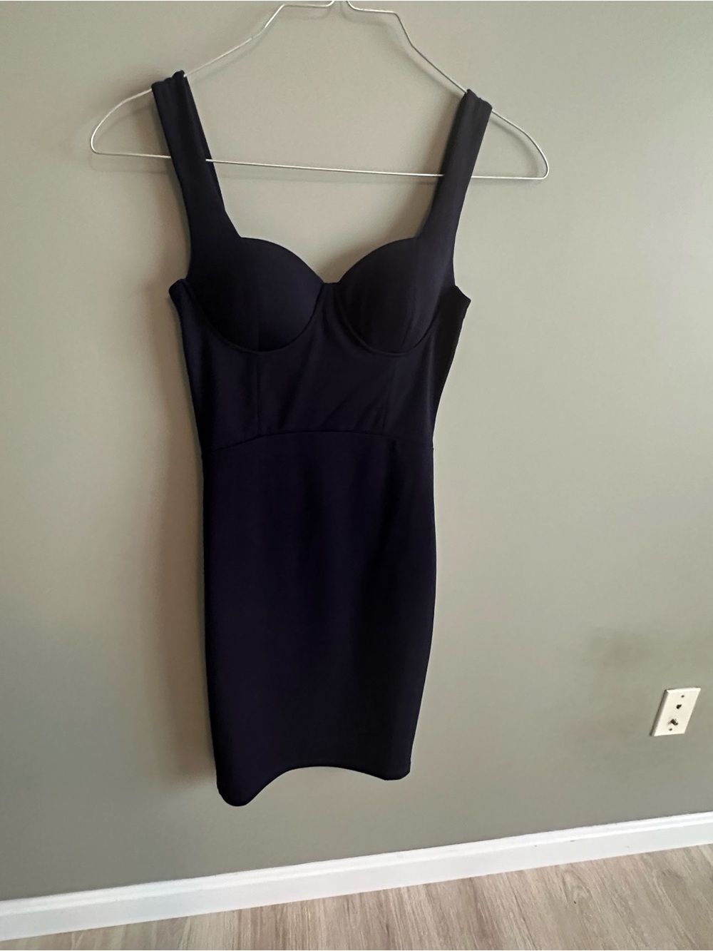 Windsor Black Bustier Bodycon Mini Dress